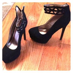 Size 7 black heels from Charlotte Russe